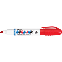 Dura-Ink&reg; Marker #55, Chisel, Red Ottawa Fastener Supply