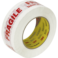 Scotch&reg; 3771 Box Sealing Tape with Message, Hot Melt Adhesive, 2 mils, 48 mm (1-22/25") x 100 m (328') Ottawa Fastener Supply