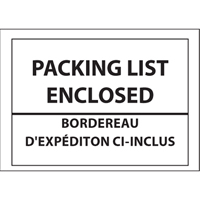 Pochettes pour bordereau d'exp&eacute;dition, 4" lo x 5" la, Style Insertion par l'arri&egrave;re Ottawa Fastener Supply
