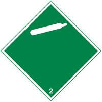 TDG Shipping Labels, Class 2, Gases, Paper Ottawa Fastener Supply