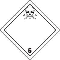 TDG Shipping Labels, Class 6.1, Toxic Substances, Vinyl Ottawa Fastener Supply