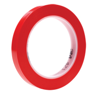 471 Vinyl Tape, 12 mm (1/2") W x 32.9 m (108') L, 5.3 mils, Red Ottawa Fastener Supply