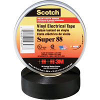 Scotch&reg; Super 88 Tape, 19 mm (3/4") x 20.1 m (66'), Black, 8.5 mils Ottawa Fastener Supply