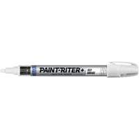 Paint-Riter&reg; + Oily Surface Marker, Liquid, White Ottawa Fastener Supply