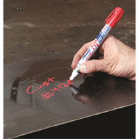 Paint-Riter&reg; + Oily Surface Marker, Liquid, Red Ottawa Fastener Supply