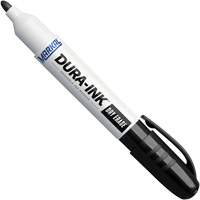Dura-Ink&reg; Dry Erase Ink Markers, Black, Bullet Tip Ottawa Fastener Supply