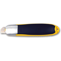 Automatic Self-Retracting Safety Knife, 15 mm, Carbon Steel, Plastic Handle Ottawa Fastener Supply