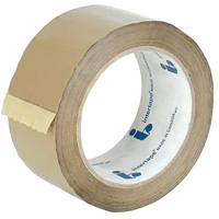 Box Sealing Tape, Hot Melt Adhesive, 1.6 mils, 48 mm (1-22/25") x 50 m (164') Ottawa Fastener Supply