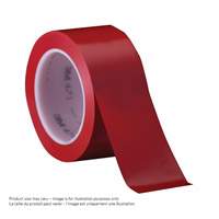 471 Vinyl Tape, 38 mm (1-1/2") W x 32.9 m (108') L, 5.3 mils, Red Ottawa Fastener Supply
