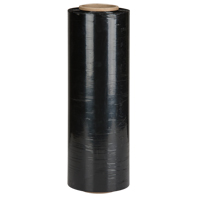 Hand Stretch Wrap, 80 Gauge (20.3 micrometers), 18" x 1500', Opaque Black PF733 | Ottawa Fastener Supply
