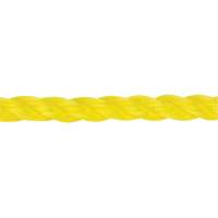 Corde jaune tress&eacute;e 3/8", Polypropyl&egrave;ne, 630' Ottawa Fastener Supply