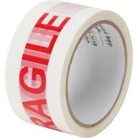 Ruban d'emballage Fragile, Adh&eacute;sif Thermofusible, 2 mils, 48 mm (2") x 100 m (328') Ottawa Fastener Supply