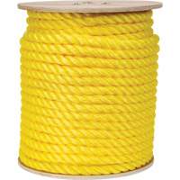 Corde jaune tress&eacute;e, Polypropyl&egrave;ne, 300' Ottawa Fastener Supply