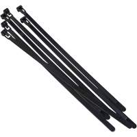 Attache-c&acirc;ble r&eacute;utilisable, Longueur 8", R&eacute;sistance &agrave; la traction 50 lb, Noir Ottawa Fastener Supply