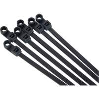 Attache-c&acirc;ble &agrave; visser, Longueur 8", R&eacute;sistance &agrave; la traction 50 lb, Noir Ottawa Fastener Supply