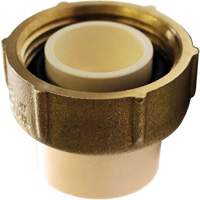 Adaptateur pour boîtier de compteur d'eau, 3/4" x 1" dia., PVC-C Ottawa Fastener Supply