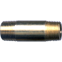Raccord long, Laiton, 1/4", NPT x NPT Ottawa Fastener Supply