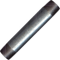 Raccord long, Galvanis&eacute;, 1/2", NPT x NPT Ottawa Fastener Supply