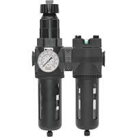 Filtre/r&eacute;gulateur + filtre coalescent drain manuel avec bol standard Modulair 400, 1/4" NPT, 150 psi, Capacit&eacute; de 9,1 oz liq. Ottawa Fastener Supply