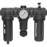 Filtre, d&eacute;tendeur & lubrificateur Modulair 400 avec drain manuel & bol standard, 3/4" NPTF Ottawa Fastener Supply