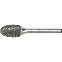 Solid Carbide Burr, SE-1, 1/4" Dia., 1/4" Shank, 3/8" Depth of Cut Ottawa Fastener Supply