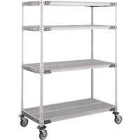 Chariot MetroMax i sur roulettes &agrave; tige, 4 tiers, 18" x 69" x 36", Capacit&eacute; 900 lb Ottawa Fastener Supply