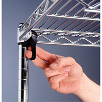 Super Adjustable Super Erecta Shelf&reg;, Add-On Kit, 5 Tiers, 36" W x 74-5/8" H x 18" D Ottawa Fastener Supply