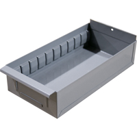 Interlok Boltless Shelving Shelf Box, Steel, 11-5/8" W x 12" D x 2-3/4" H, Light Grey RN439 | Ottawa Fastener Supply