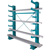 Cantilever Bar-Stock Racking - Light-Duty, Single Sided, 12" Arm, 75" H Ottawa Fastener Supply