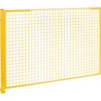 Mesh Style Perimeter Guard, 4' H x 8' W, Yellow RL851 | Ottawa Fastener Supply