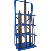 Bar Storage Rack, Vertical, 3 Levels, 36" W x 24" D x 84" H, 3000 lbs. Cap. RL922 | Ottawa Fastener Supply