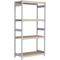 &eacute;tag&egrave;re-classeur de grande largeur, Acier, 4 Tablettes, 42" la x 18" p x 84" h Ottawa Fastener Supply