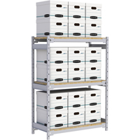 &eacute;tag&egrave;re-classeur de grande largeur, Acier, 3 Tablettes, 42" la x 18" p x 60" h Ottawa Fastener Supply