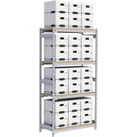 &eacute;tag&egrave;re-classeur de grande largeur, Acier, 4 Tablettes, 42" la x 18" p x 84" h Ottawa Fastener Supply