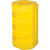 Column Protectors, 6-1/4" x 6-1/4" Inside Opening, 23-1/2" L x 23-1/2" W x 39-1/2" H, Yellow RN047 | Ottawa Fastener Supply