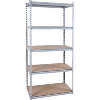 Heavy-Duty Shelving, Steel, Boltless, 1200 lbs. Capacity, 36" W x 72" H x 18" D Ottawa Fastener Supply
