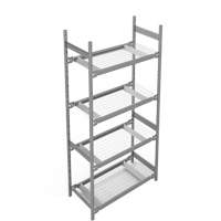 Wide Span Storage Shelving, Steel, Boltless, 1340 lbs. Capacity, 42" W x 84" H x 18" D Ottawa Fastener Supply