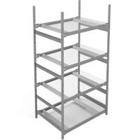 Wide Span Storage Shelving, Boltless, 1340 lbs. Capacity, 42" W x 84" H x 32" D Ottawa Fastener Supply