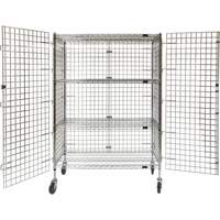 Security Cart, Chrome Plated, 48" x 69" x 24", 500 lbs. Capacity Ottawa Fastener Supply