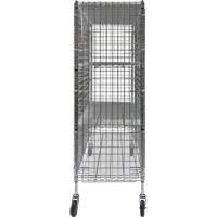 Security Cart, Chrome Plated, 60" x 69" x 24", 500 lbs. Capacity Ottawa Fastener Supply