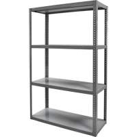 Heavy-Duty Shelving, Steel, Bolted, 3000 lbs. Capacity, 36" W x 72" H x 24" D Ottawa Fastener Supply