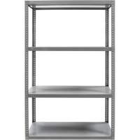 Heavy-Duty Shelving, Steel, Bolted, 3000 lbs. Capacity, 36" W x 72" H x 24" D Ottawa Fastener Supply