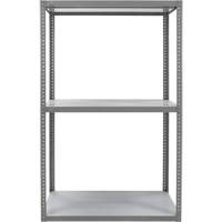 Heavy-Duty Shelving, Steel, Bolted, 3000 lbs. Capacity, 36" W x 72" H x 24" D Ottawa Fastener Supply
