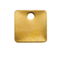 Blank Tags, Brass, 1.25" dia Ottawa Fastener Supply