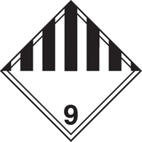 Miscellaneous Danger TDG Shipping Labels, 4" L x 4" W, Black on White SAG884 | Ottawa Fastener Supply