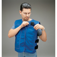 Cooling Vests with Insert Pockets, Large, Royal Blue Ottawa Fastener Supply