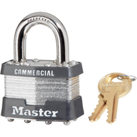 Cadenas lamin&eacute;, Argent, Cl&eacute;s identiques, Acier lamin&eacute;, Largeur de 1-3/4" Ottawa Fastener Supply