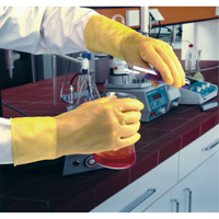 Featherweight Plus Gloves, Size Small/7, 13" L, Rubber Latex, 17-mil Ottawa Fastener Supply