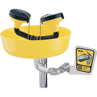 Eyewash Station, Supply Pipe Mount Installation, Plastic Bowl Ottawa Fastener Supply