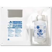 Poste de douche oculaire - Poste simple a/bouteille vide Ottawa Fastener Supply